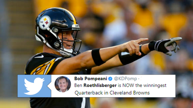 This unbelievable Roethlisberger stat is only made possible by the Browns'  pitiful performance - Article - Bardown