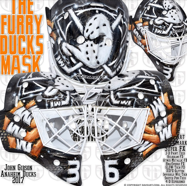 John Gibson's classic Donkey Kong-inspired mask is awesome - The Hockey News