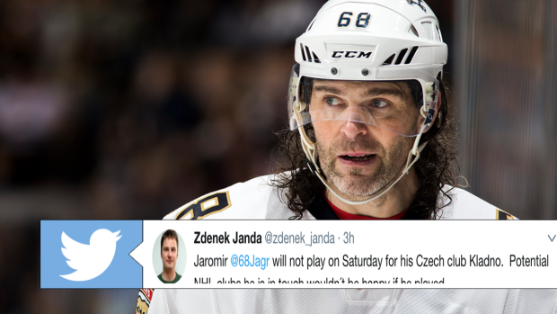 Report: Jagr to play for Kladno this weekend 