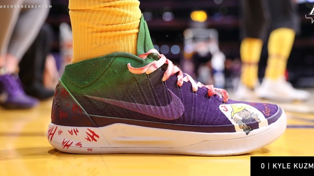 Lakers' Kyle Kuzma pays homage to Kobe 