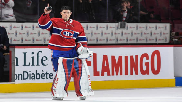 Carey Price after the Montreal Canadiens' 3-1 win over the Columbus Blue Jackets