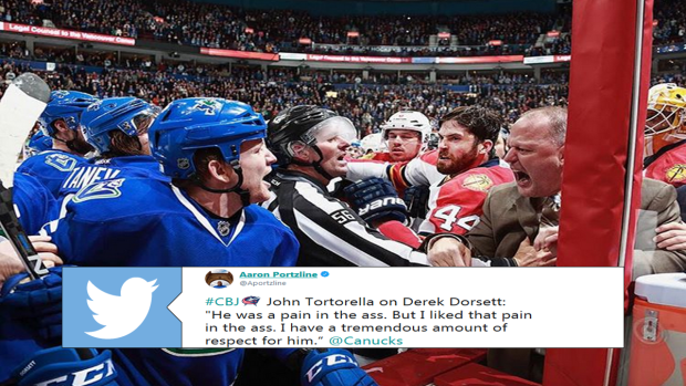 Hockey world and Canucks fans show support to Derek Dorsett retiring ...