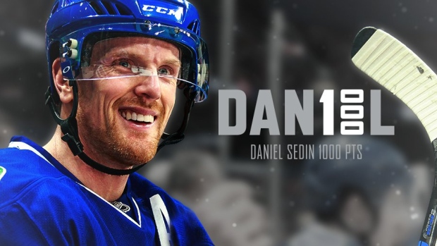 Daniel Sedin 1000