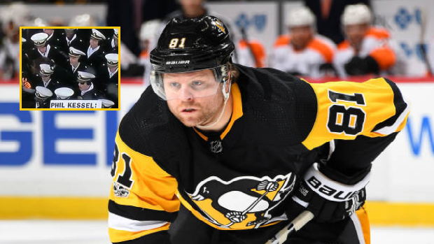 Phil Kessel during a home game against the Philadelphia Flyers.