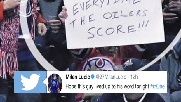 Milan Lucic/Twitter