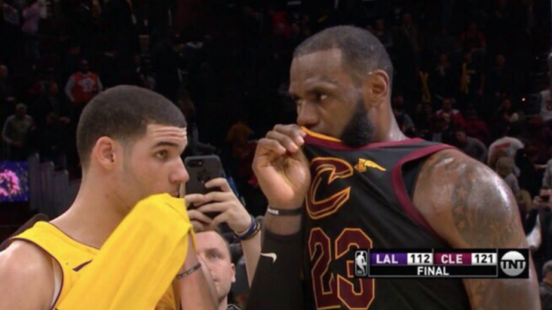 What Did LeBron James Say to Lonzo Ball on the Court?
