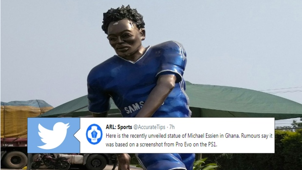 Michael Essien statue