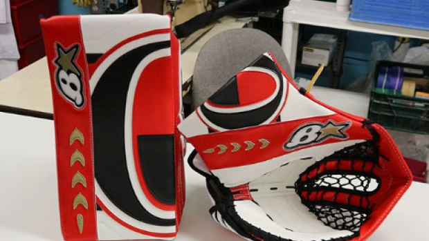 Craig Anderson's Brian's pads