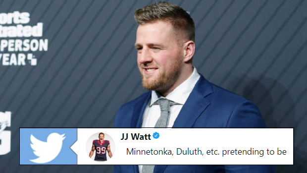 Houston Texans defensive end J.J. Watt.