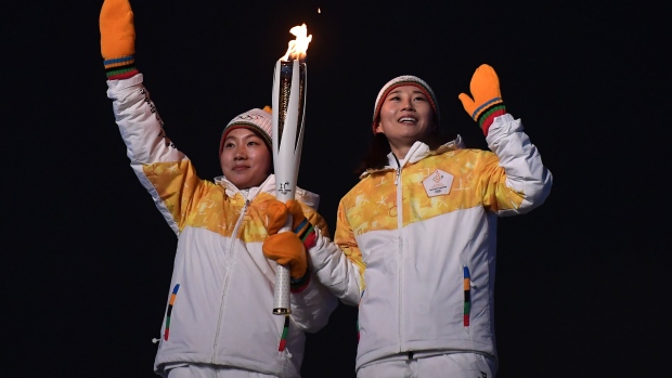 North & South Korean Athletes