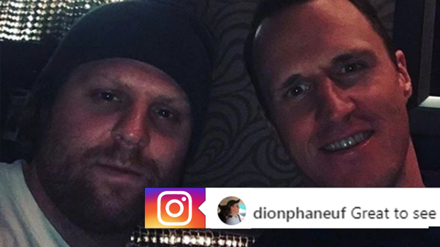 Phaneuf en route to Toronto for Kessel's Stanley Cup celebration